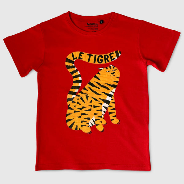 Le Tigre Kid's T-shirt - Red